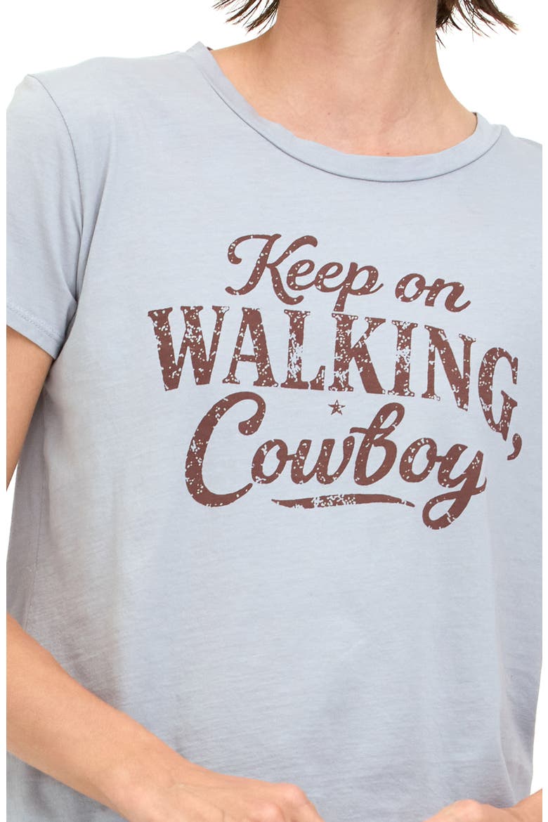 Keep Walking Graphic T-Shirt, Alternate, color, SMOKEY BLUE