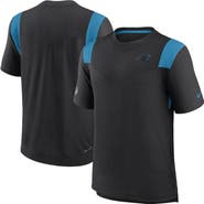 Nike Men's Nike Black Carolina Panthers Sideline Tonal Logo Performance Player T-Shirt