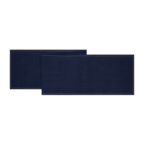Denim Dinner Table Runner 13" x 72" for Everyday Casual Tabletop Celebrations