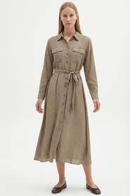 Exquise Clio Midi Shirt Dress