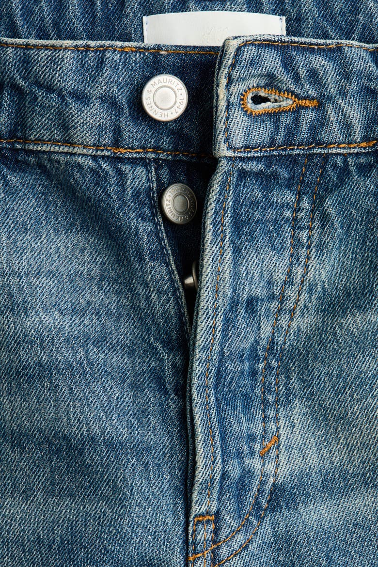 Wide Leg Regular Waist Jeans, Alternate, color, Denim blue