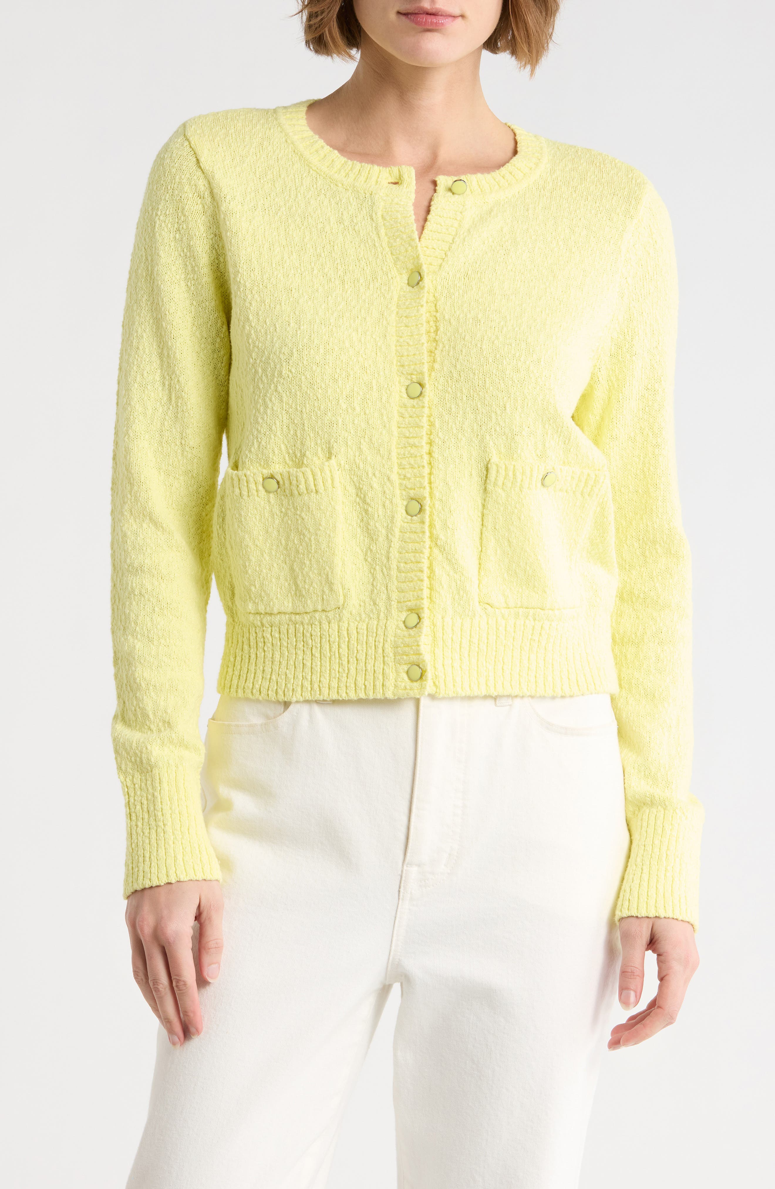 Button Front Cotton Cardigan - image 3