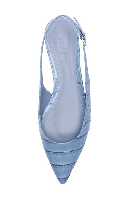 SCHUTZ SCHUTZ PAOLA SLINGBACK POINTED TOE BALLET FLAT