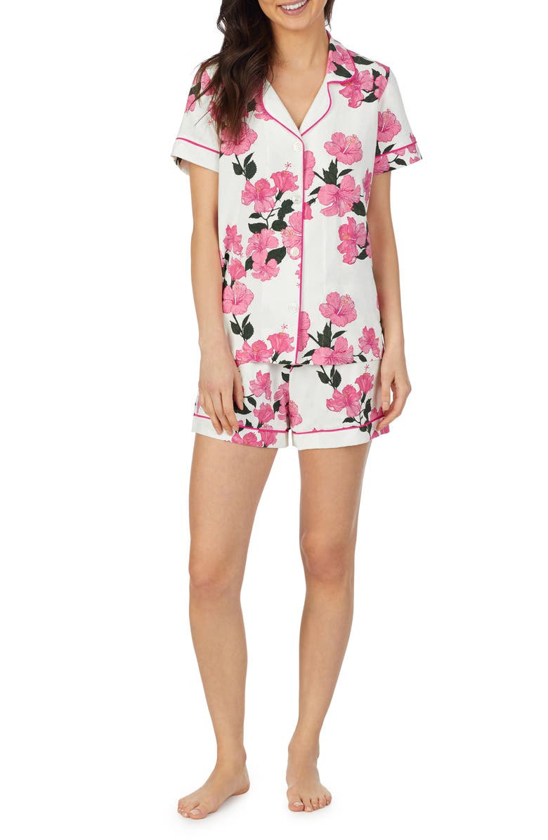 BedHead Pajamas Shorty Stretch Organic Cotton Pajamas, Main, color,