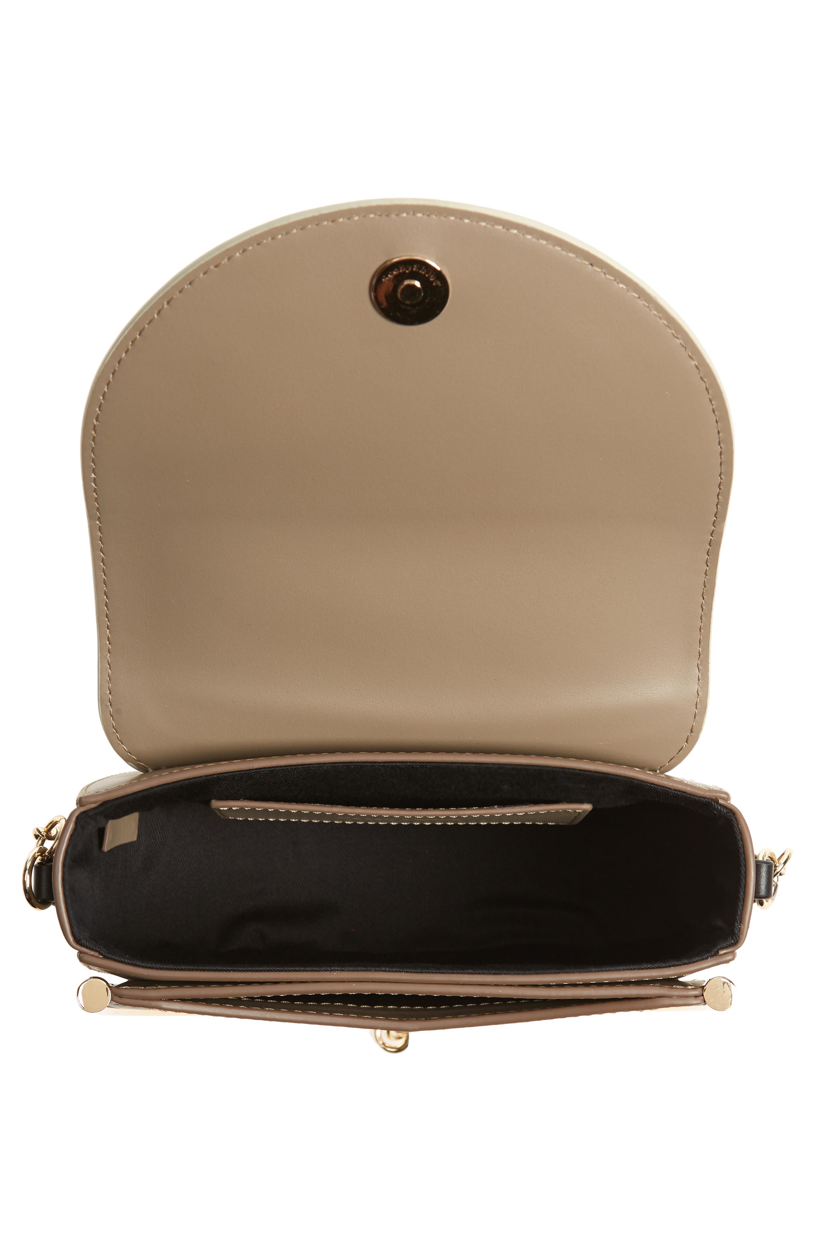 See by Chloé Mara Leather Saddle Bag, Alternate, color, 