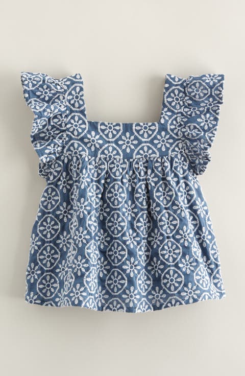 Kids' Embroidered Cotton Top (Toddler, Little Kid & Big Kid)