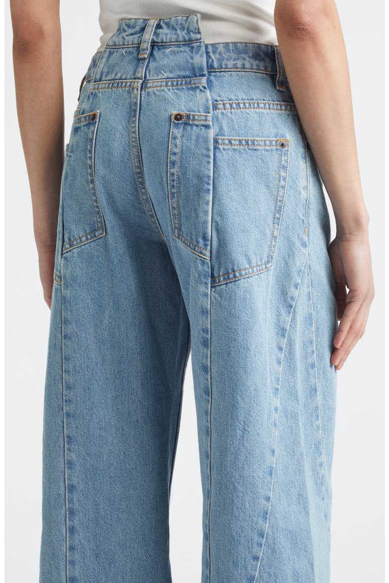 Décortiqué Wide Leg Jeans, Alternate, color, MEDIUM BLU STONE WASH