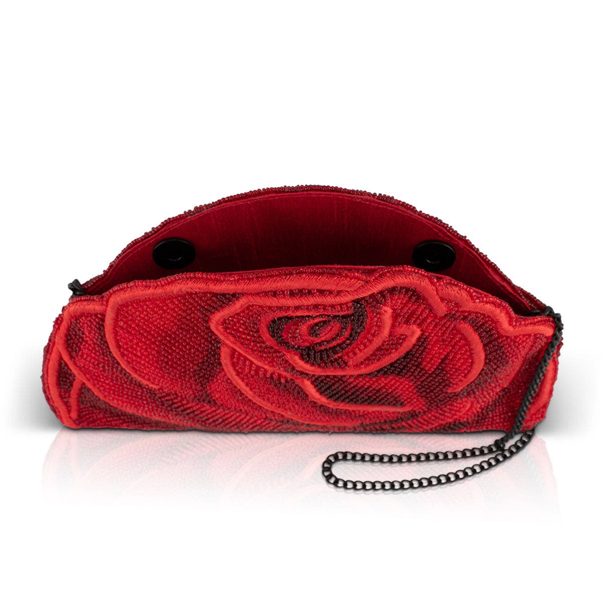 Petal Passion Handbag, Alternate, color, Red