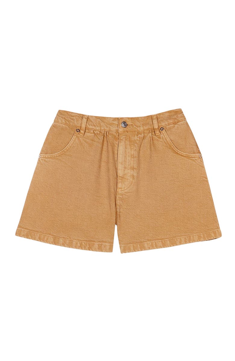 maje Denim shorts, Alternate, color,