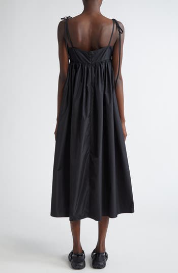 Cecilie Bahnsen Alena Bralette Recycled Faille Midi Dress