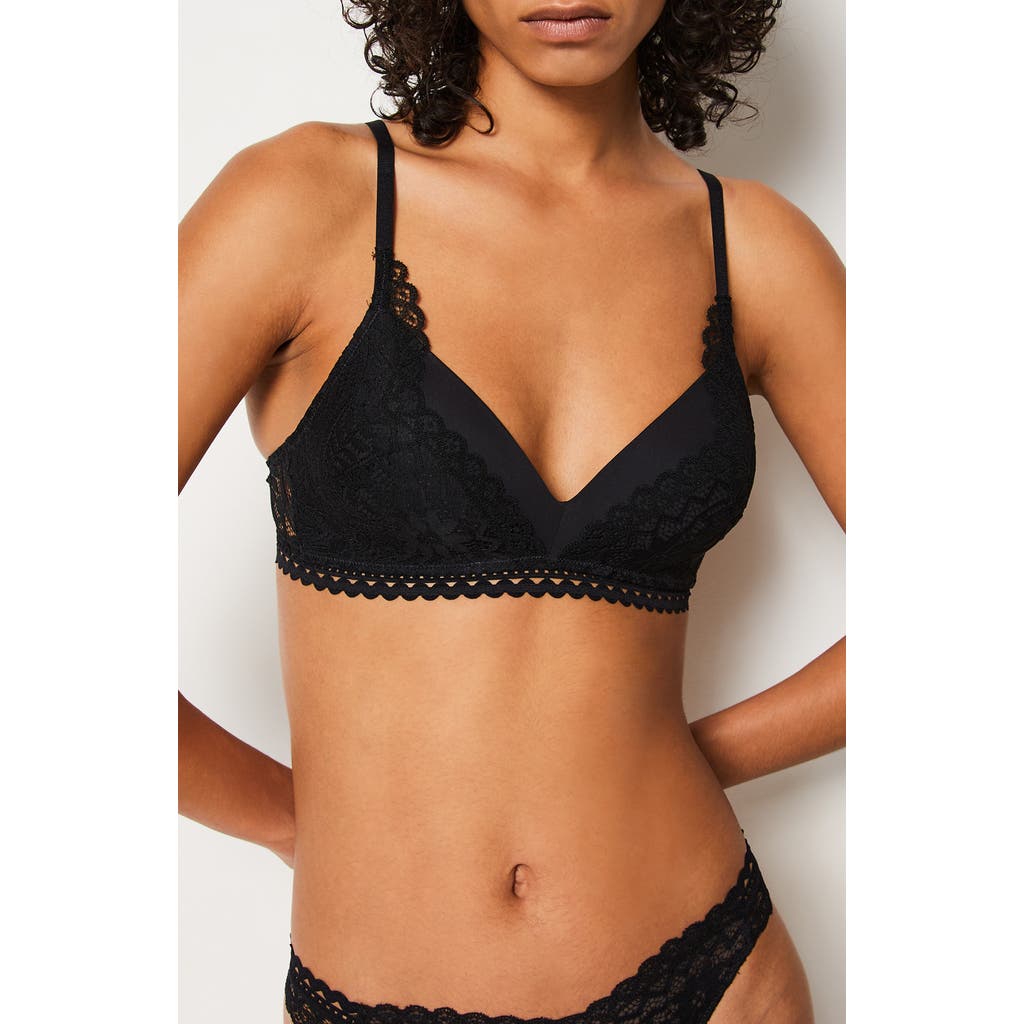 Etam Dream Wireless Bra In Black