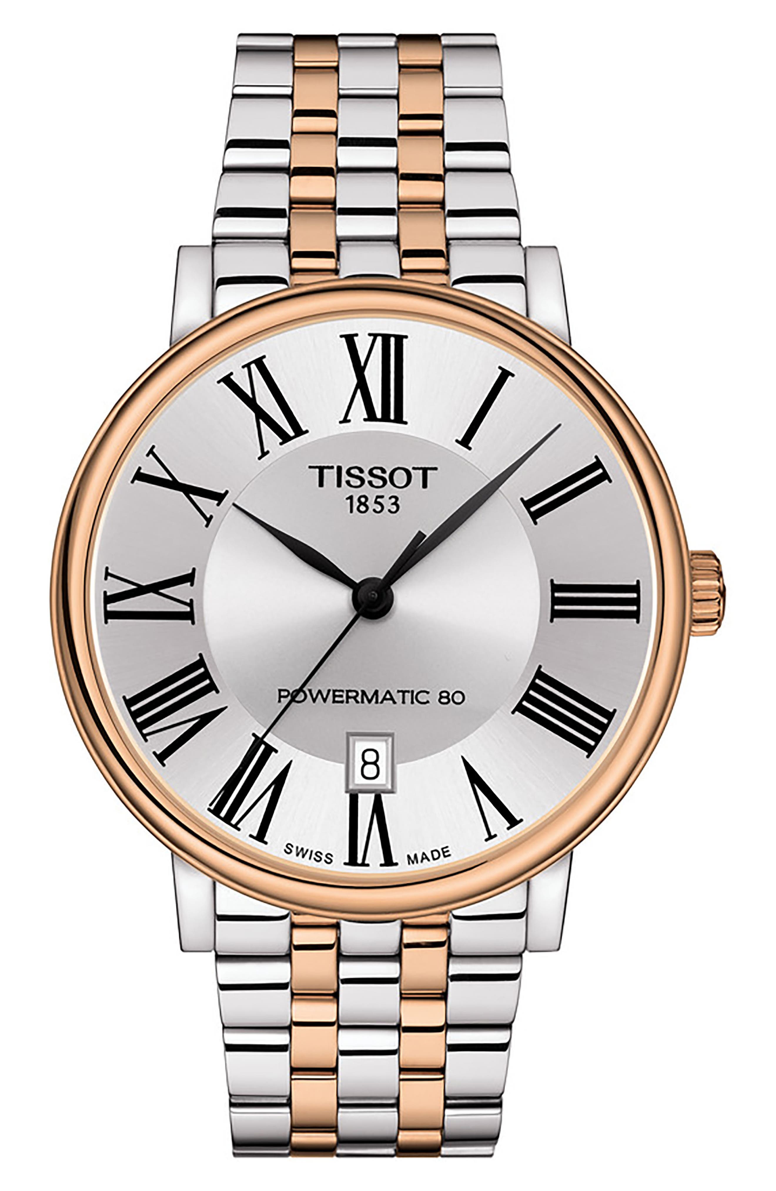 Tissot Carson Premium Powermatic Bracelet Watch, 40mm