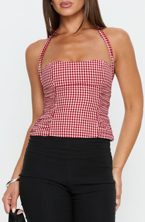 West Coast Love Cotton Halter Top