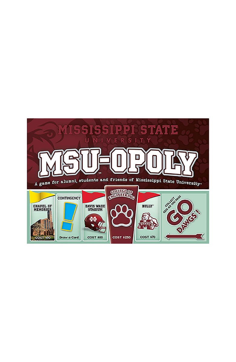 Late for the Sky Msuopoly Mississippi State Monopoly Board Game, Alternate, color, Multicolored