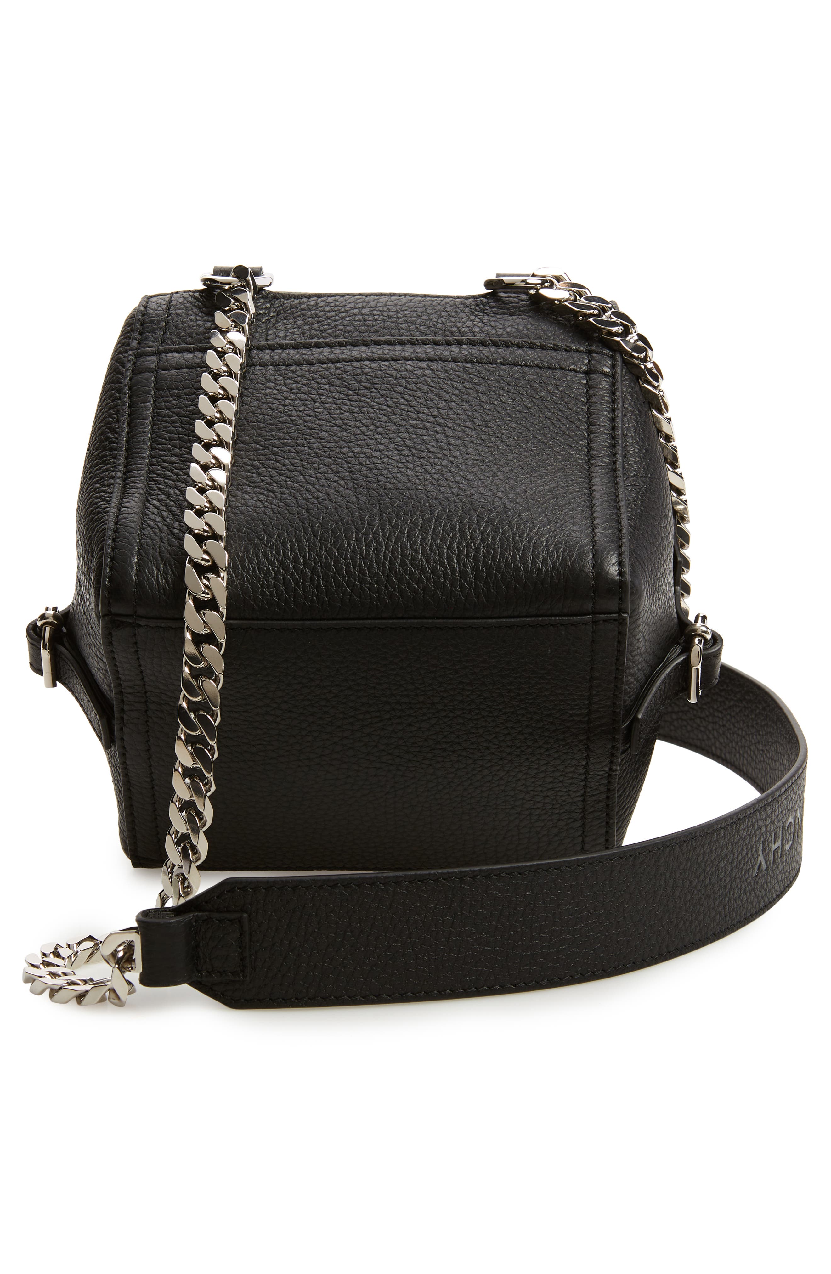Givenchy Mini Pandora Leather Crossbody Bag, Alternate, color, 