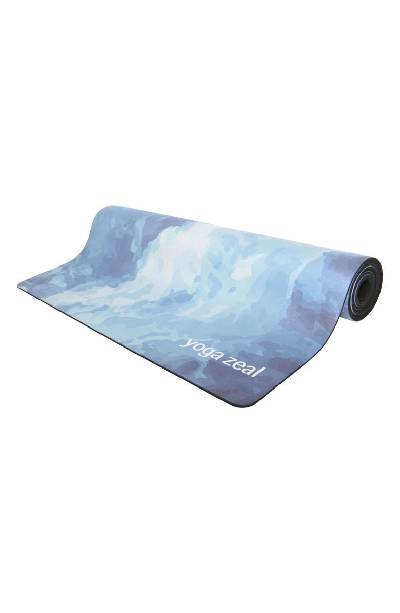 yoga zeal Ocean Print Yoga Mat, Alternate, color, 