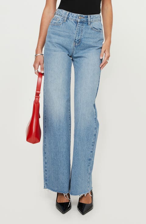 Henesey High Waist Straight Leg Jeans