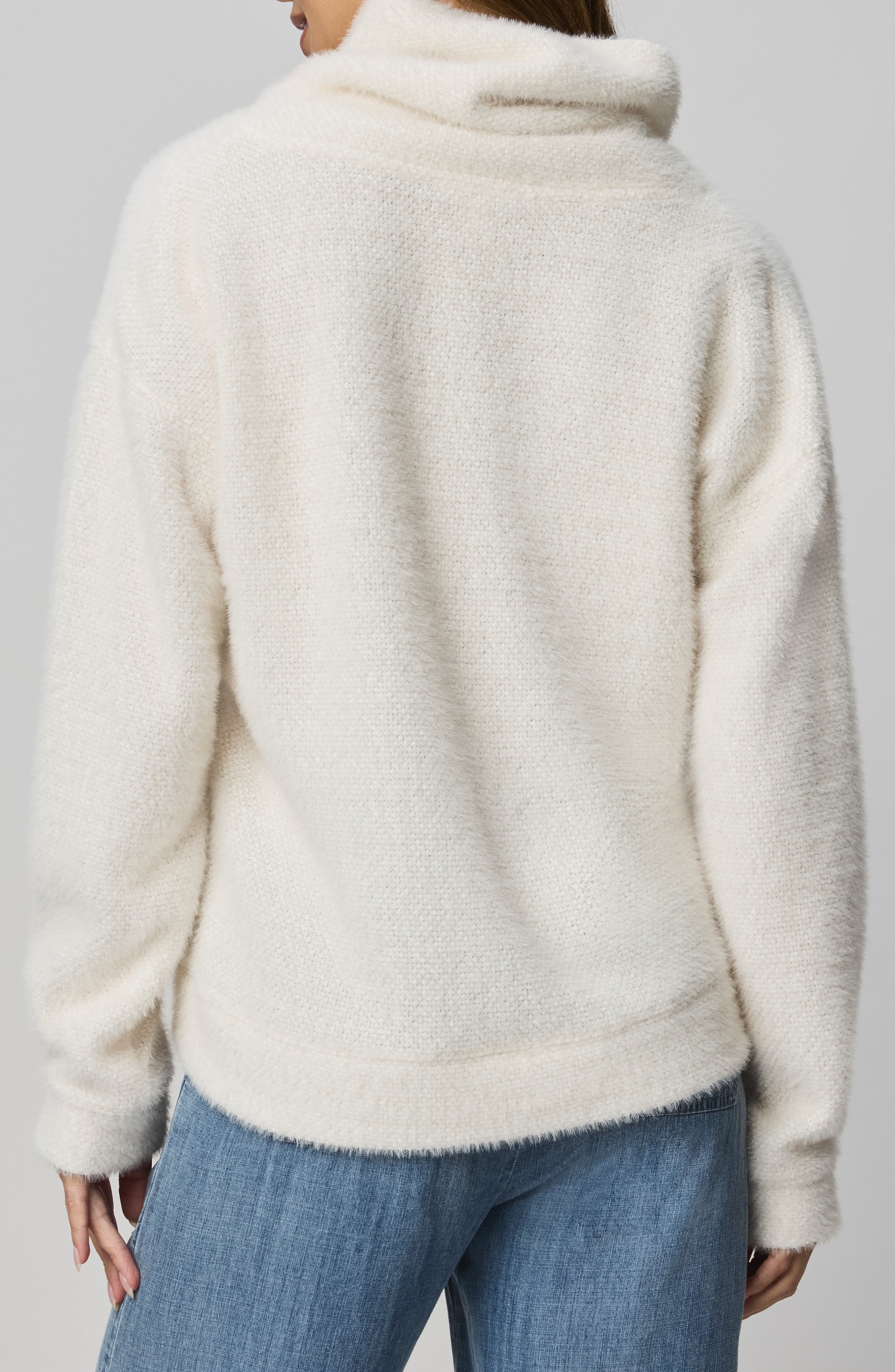 Rowan Fuzzy Cowl Neck Sweater - image 4