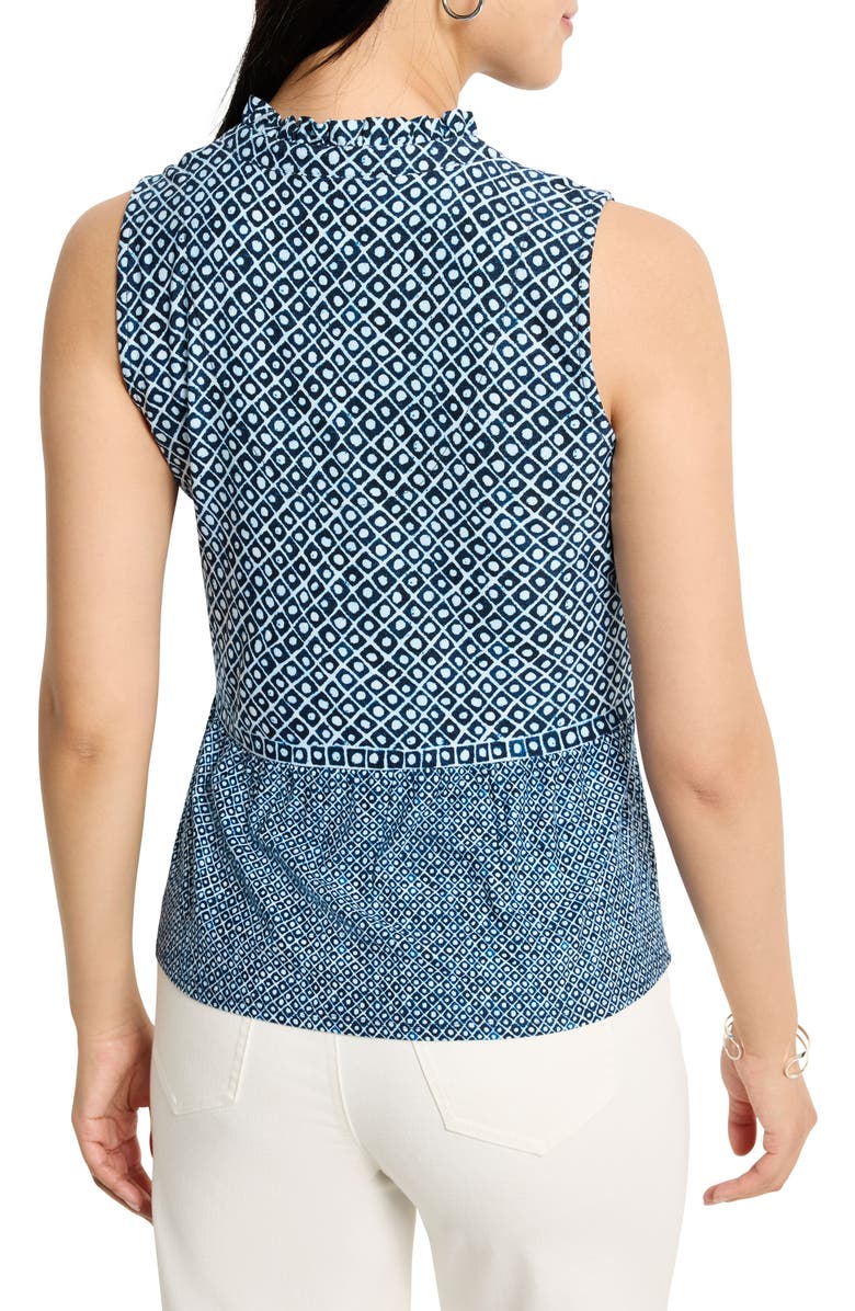 NIC+ZOE Coastal Geo Tank, Alternate, color, Blue Multi
