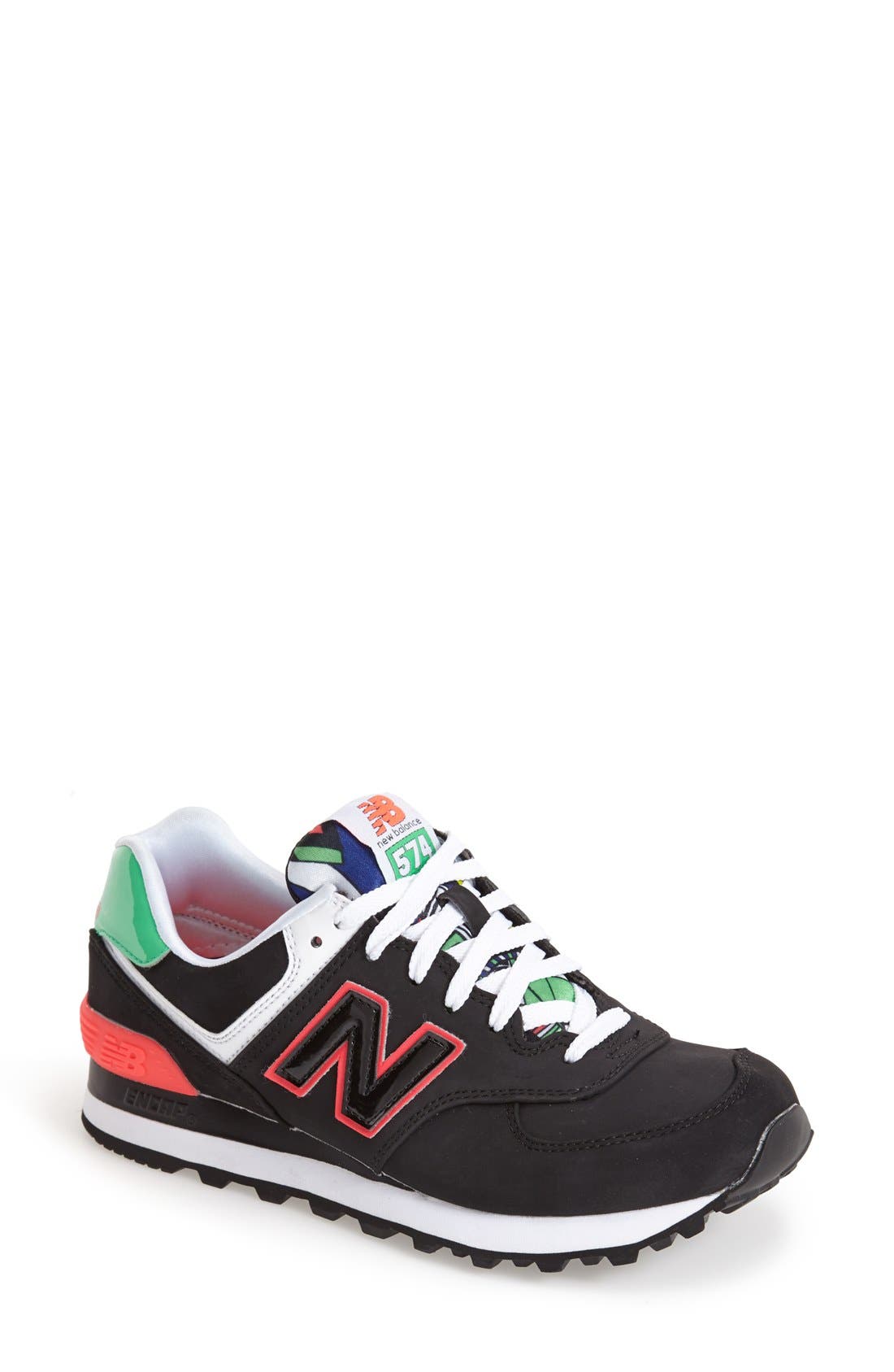 '574 Classic' Sneaker, Main, color, BLACK