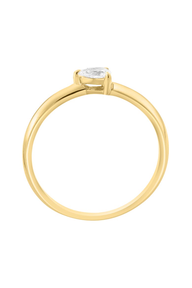 Teardrop Diamond Ring, Alternate, color, GOLD