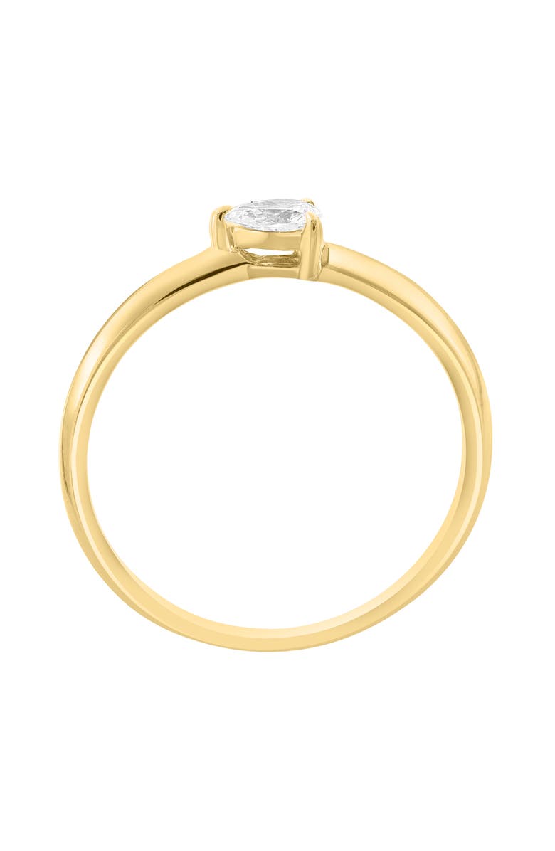 EFFY Teardrop Diamond Ring, Alternate, color, Gold