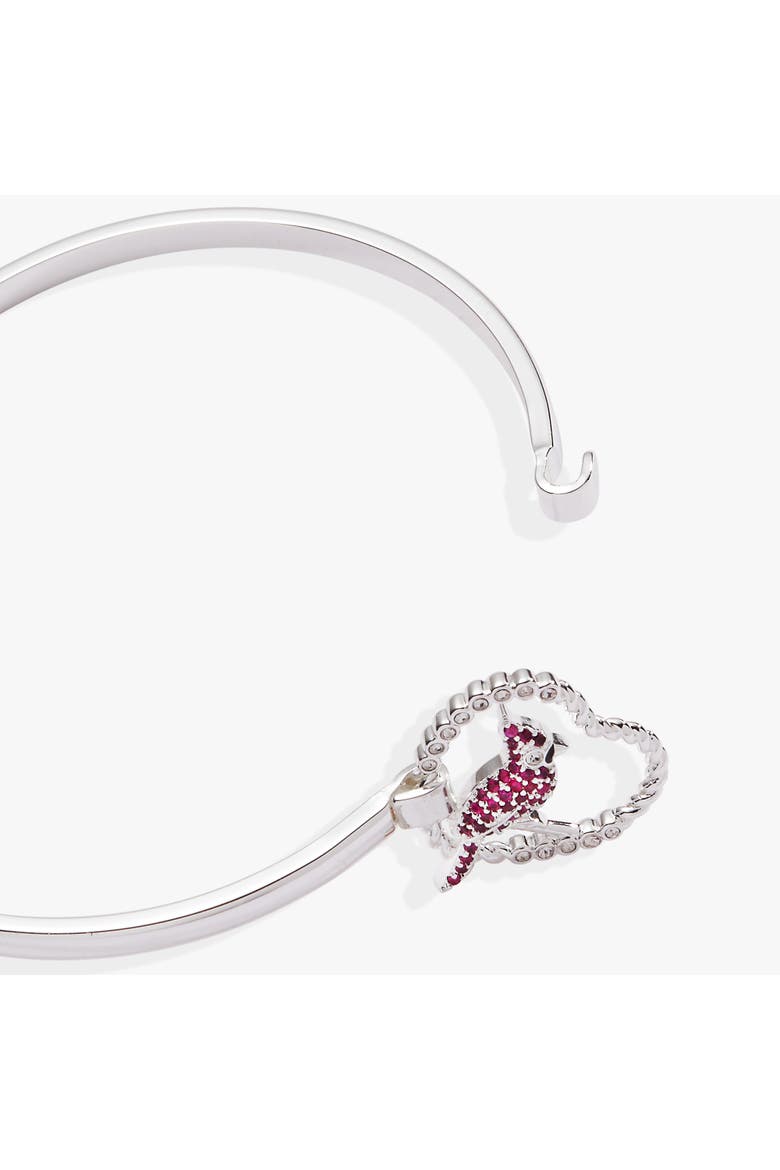 Cardinal Bangle, Alternate, color, Silver
