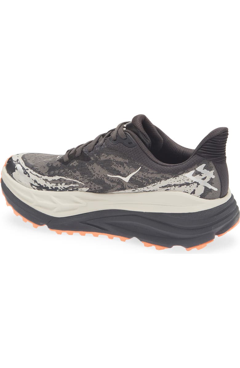 HOKA Stinson ATR 7 Running Shoe, Alternate, color, Black / Putty