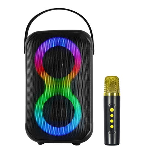 2x4" Bluetooth Karoake Party Speaker Wireless Mic
