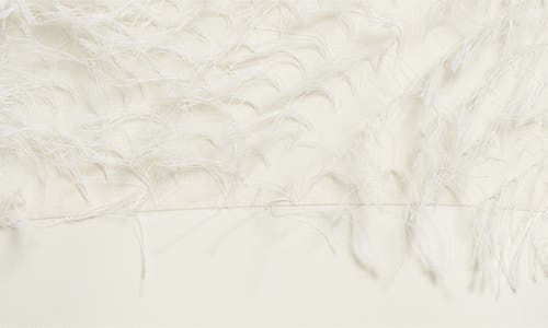 Courrèges Feather Thread Halter Dress In Brown