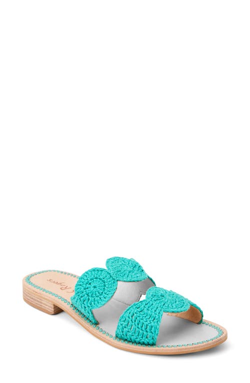 Jack Rogers Laurin Crochet Sandal in Aquatic 