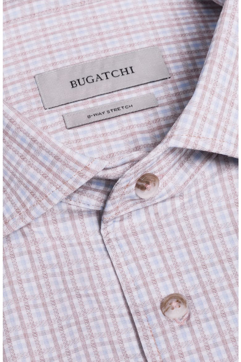 Devon OoohCotton® Shadow Plaid Button-Up Shirt, Alternate, color, SAND