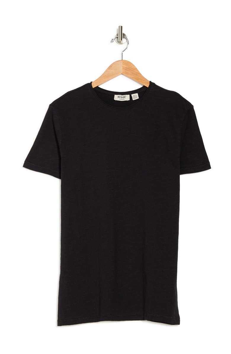 HEDGE Crew Neck Short Sleeve Knit T-Shirt, Alternate, color, 