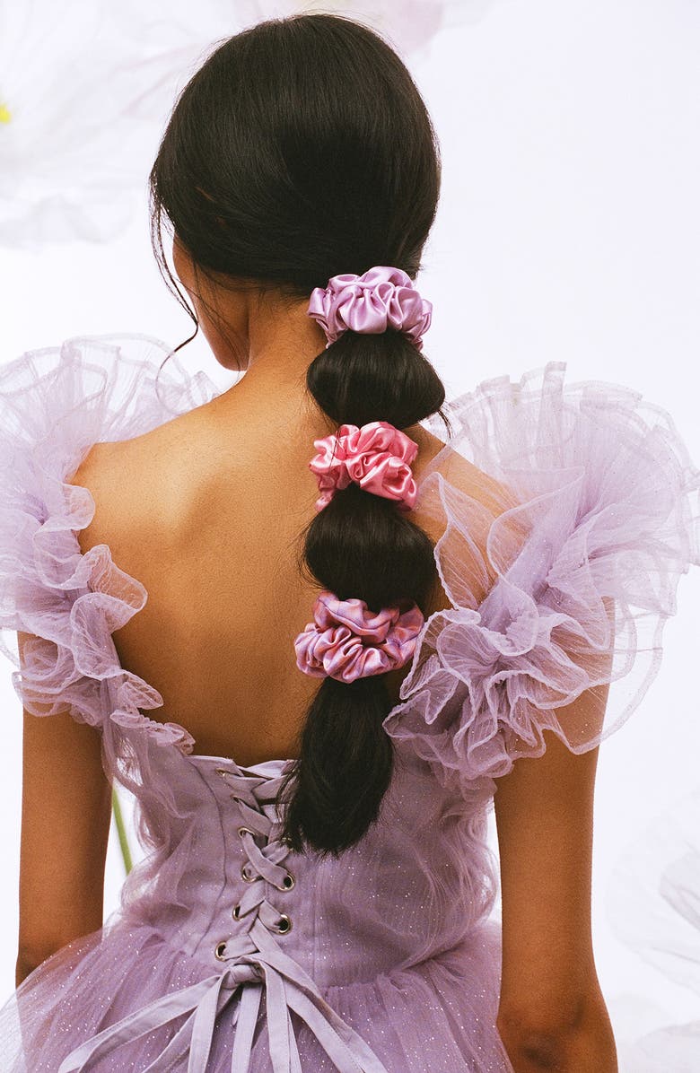slip 3-Pack Large Silk Scrunchies, Alternate, color,