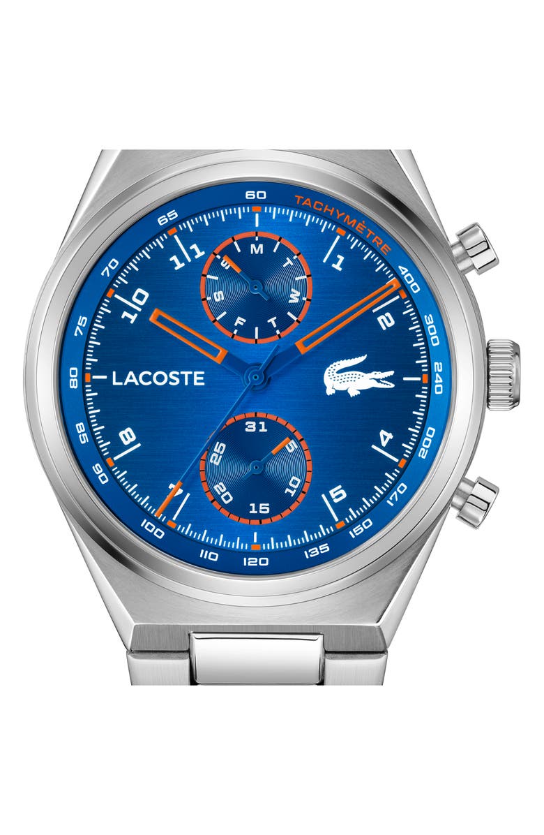 Lacoste Line Racer Multifunction Bracelet Watch, 43mm, Alternate, color, 