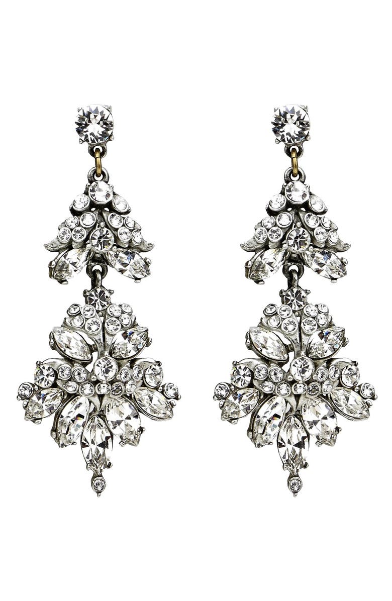 Ben-Amun Crystal Statement Earrings, Main, color,