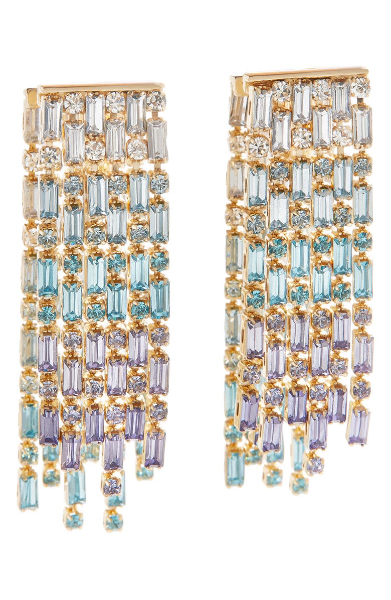 BaubleBar Cup Chain Double Fringe Drop Earrings, Main, color,