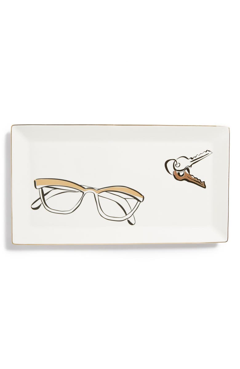 ZDNU KATE SPADE kate spade new york 'eyeglasses' trinket tray, Main, color,