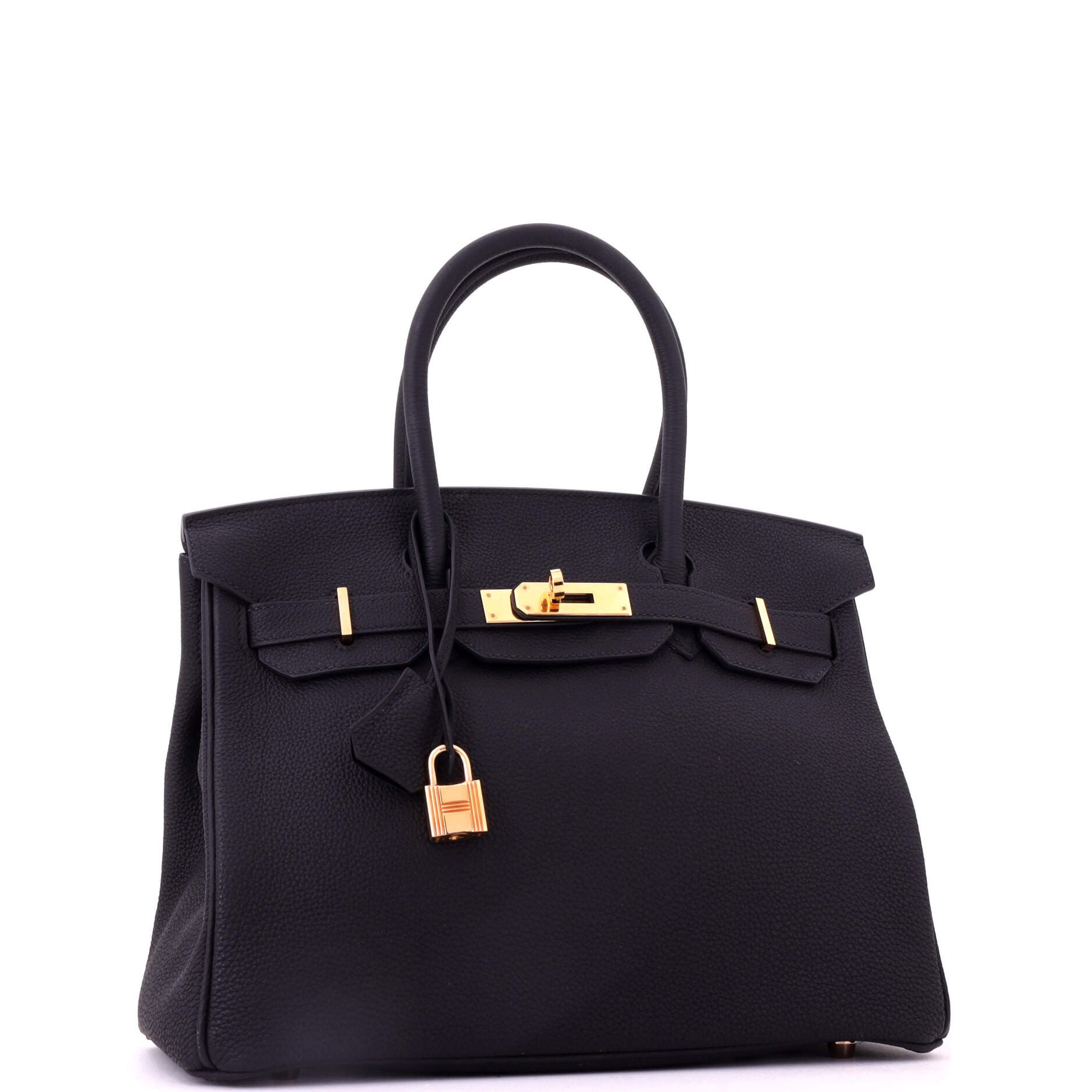 Birkin Handbag Black Togo with Rose Gold Hardware 30, Alternate, color, Black