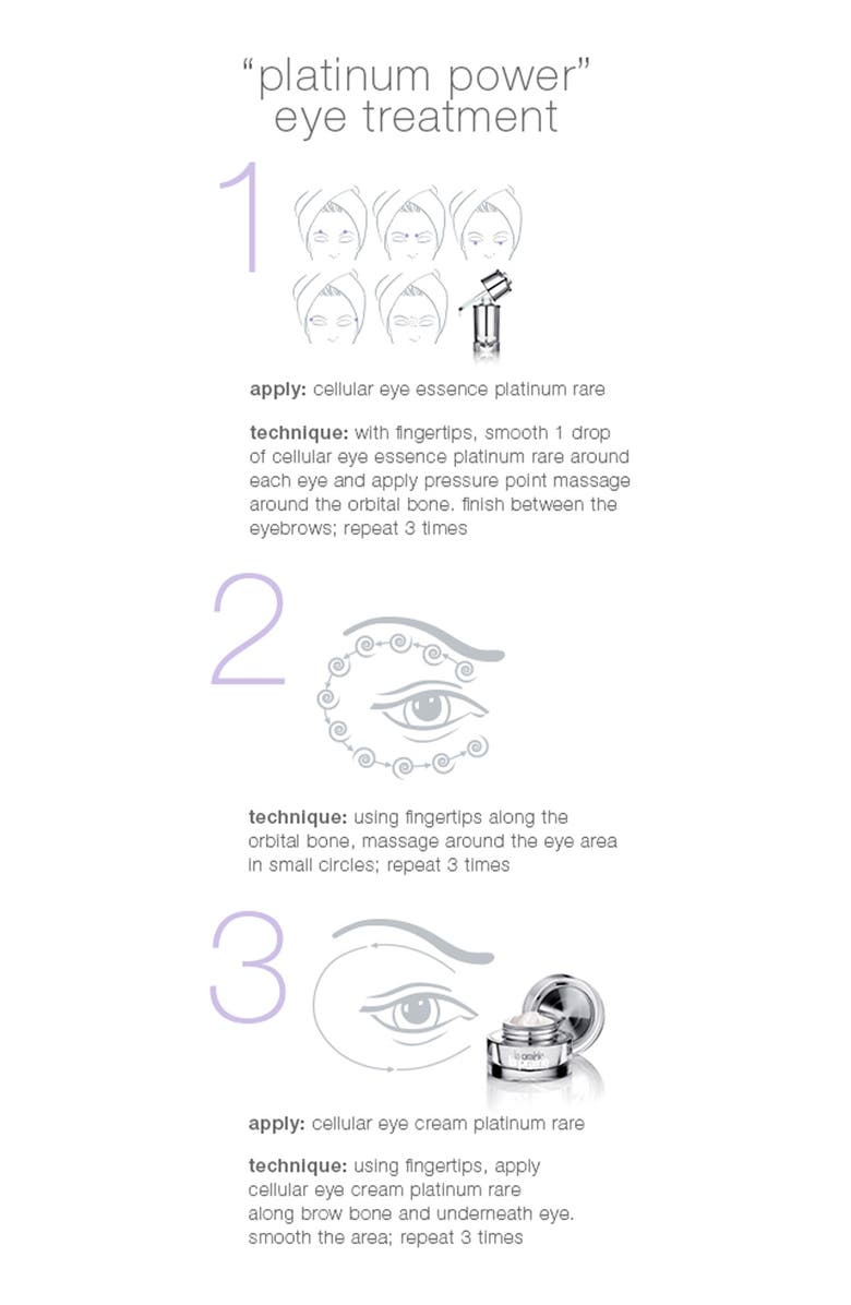 La Prairie Cellular Eye Essence Platinum Rare Rejuvenating Eye Serum, Alternate, color, 