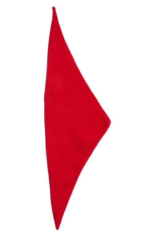 Free People Essential Triangle Scarf In Red