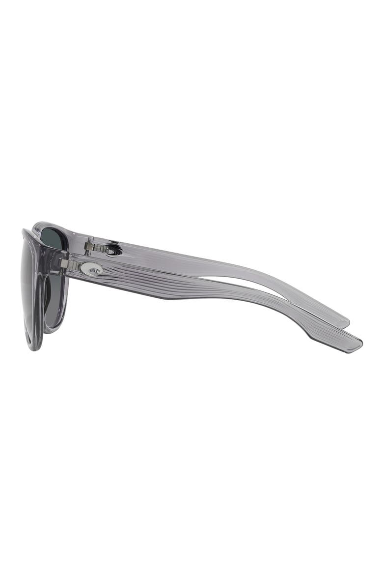 Irie 55mm Gradient Pilot Sunglasses, Alternate, color, CRYSTAL