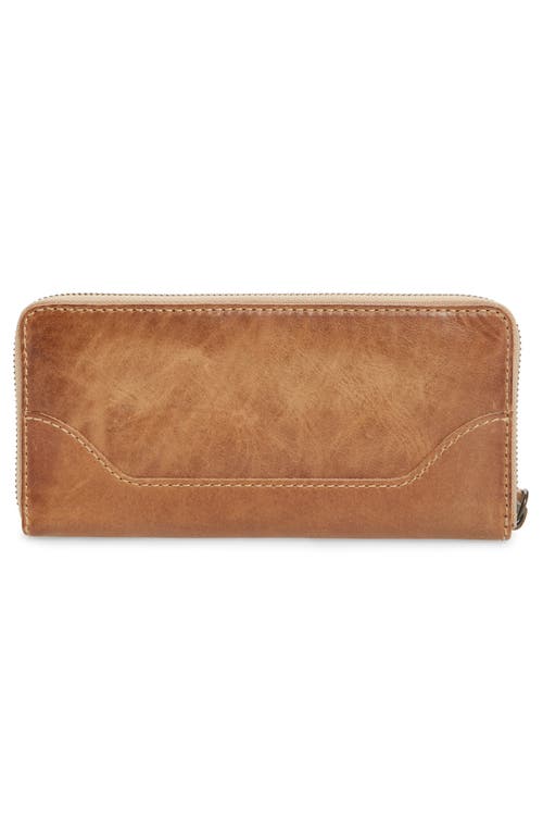 Frye Melissa Leather Wallet In Sand