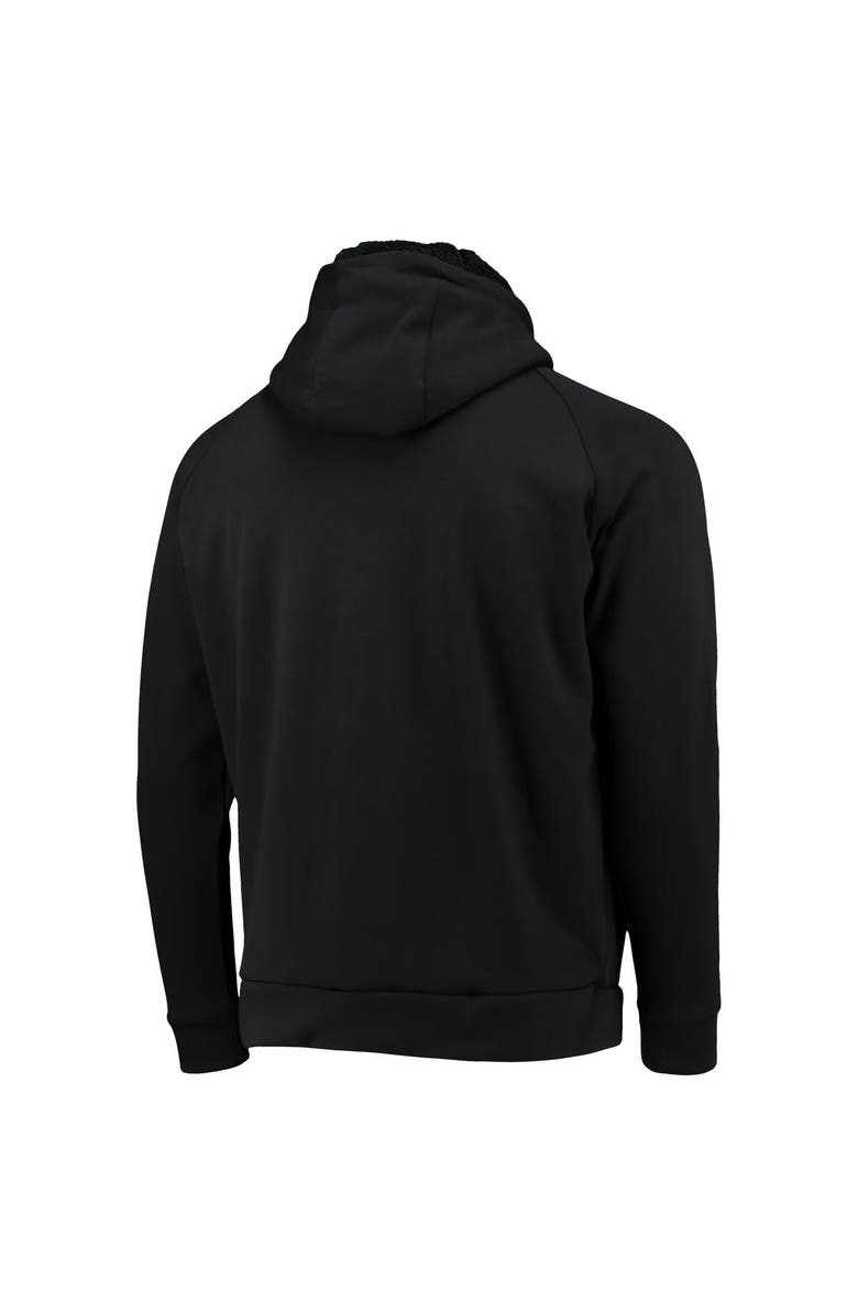 DUNBROOKE Men's Dunbrooke Black New Orleans Saints Shag Tri-Blend Full-Zip Raglan Hoodie, Alternate, color, Black