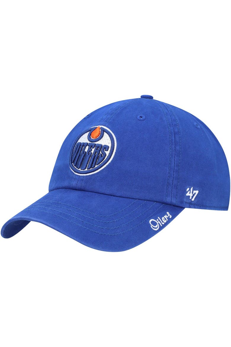 Women's '47 Royal Edmonton Oilers Miata Clean Up Adjustable Hat, Main, color, Royal