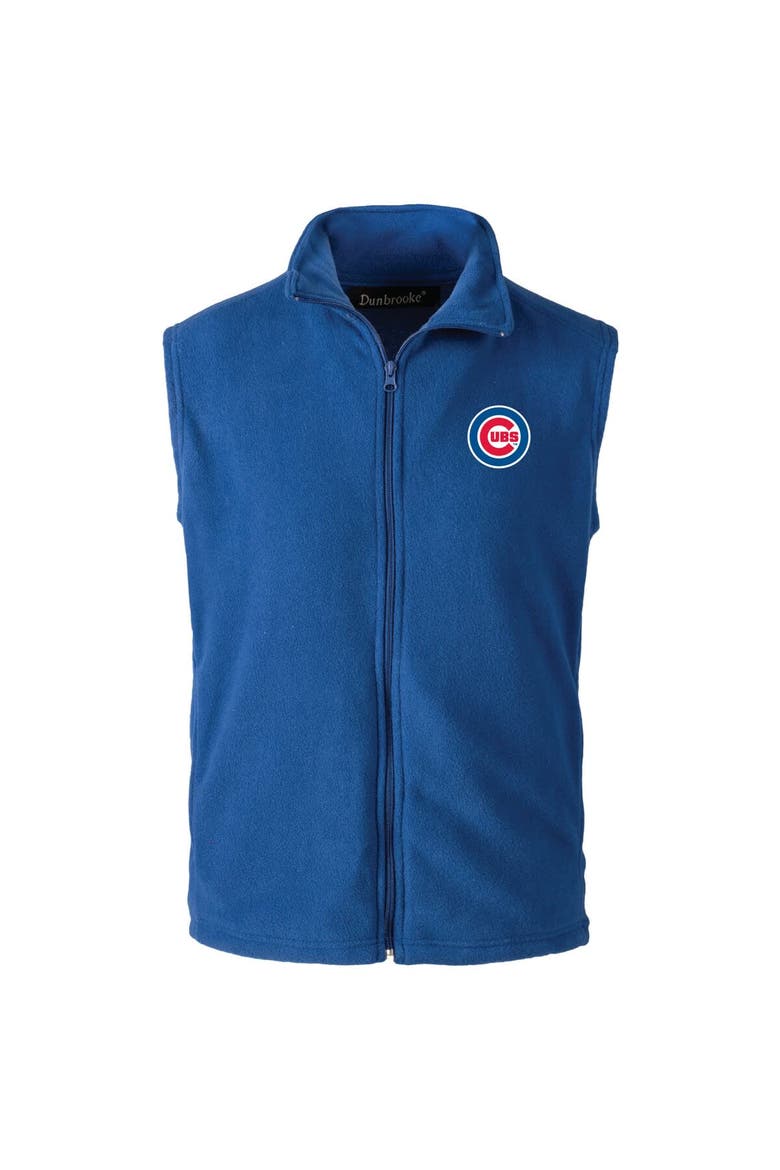 Men's Dunbrooke  Royal Chicago Cubs Full-Zip Vest, Main, color, Royal