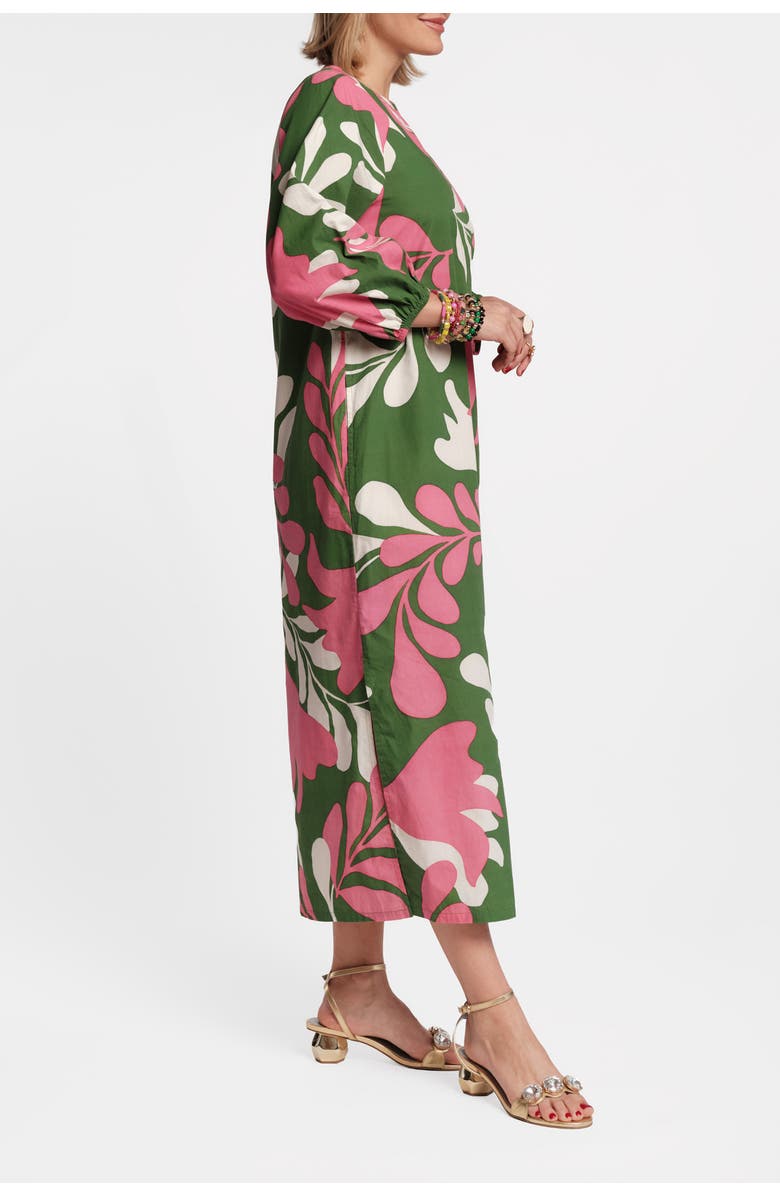 Frances Valentine Minnow Maxi Dress Mid-Century Palm, Alternate, color, Treetop/Multi