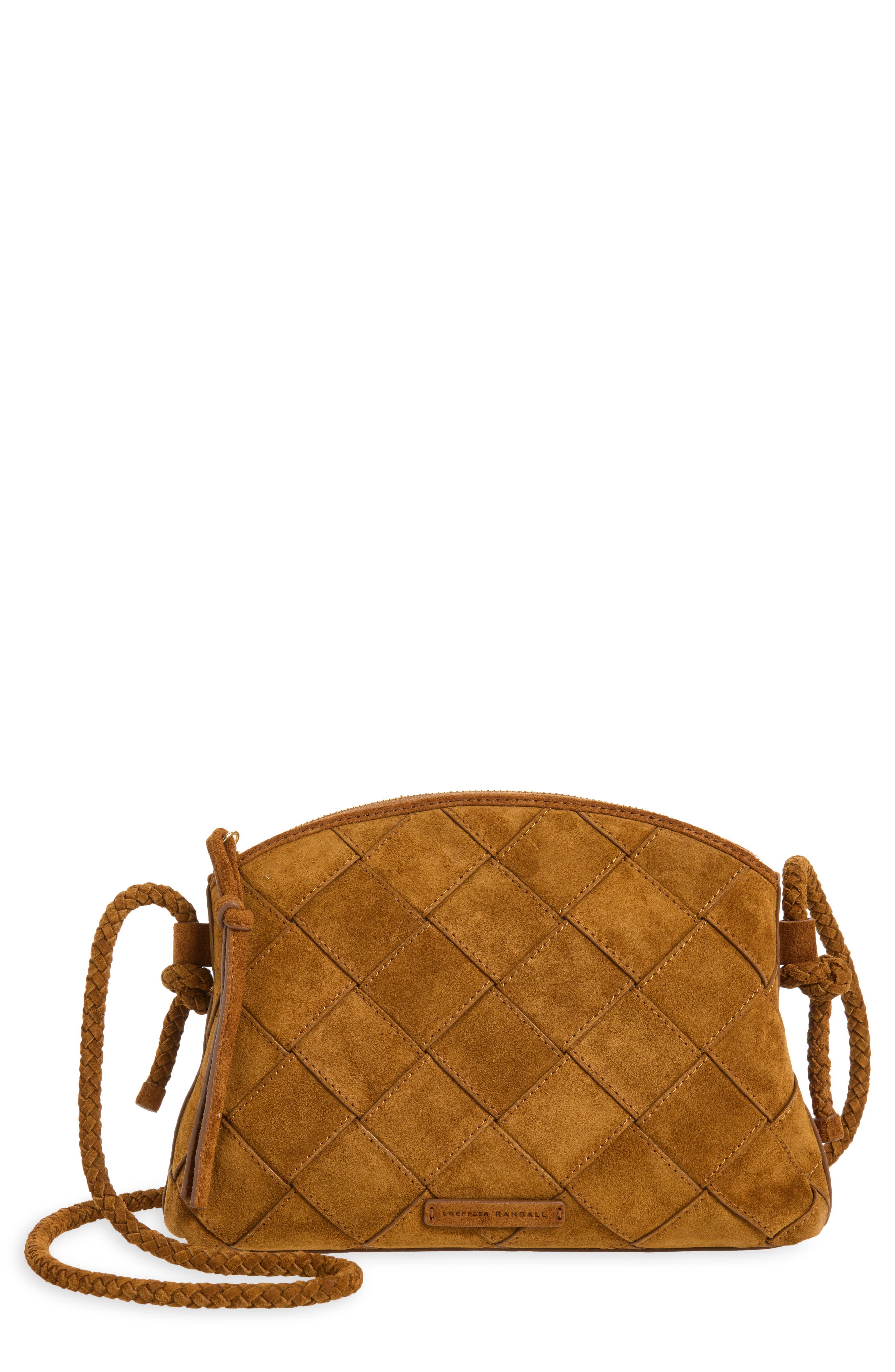 Mallory Leather Crossbody Bag, Main, color, CACAO