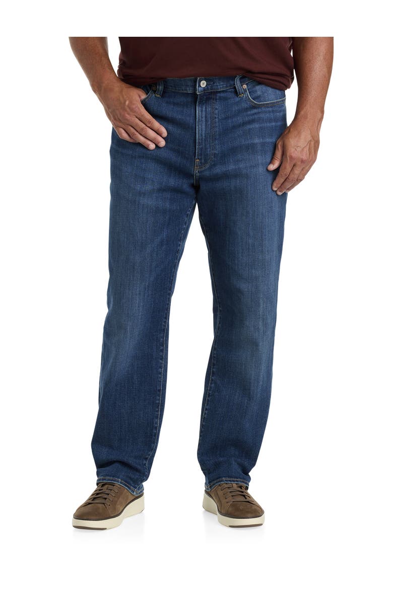 Big & Tall Delano Athletic-Fit Jeans, Main, color, DELANO