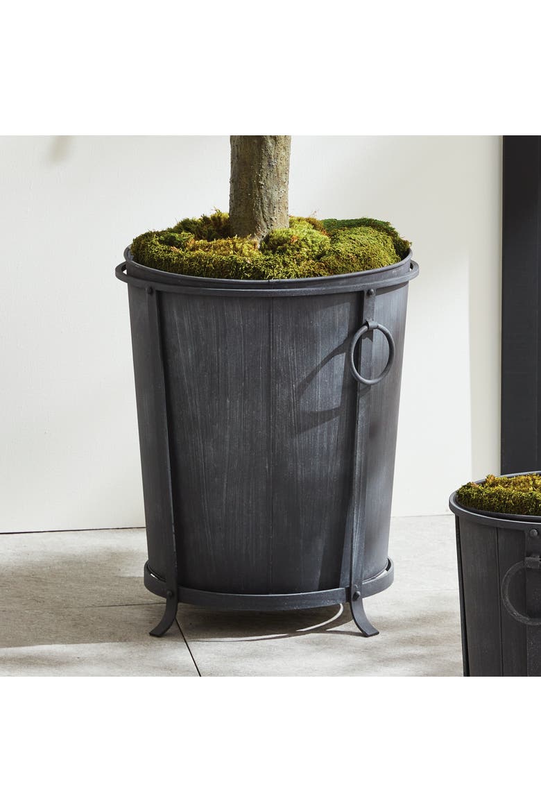 Oberon Planter Large, Alternate, color, Black